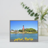 Jupiter Inlet Lighthouse in Jupiter, Florida Postkarte (Stehend Vorderseite)
