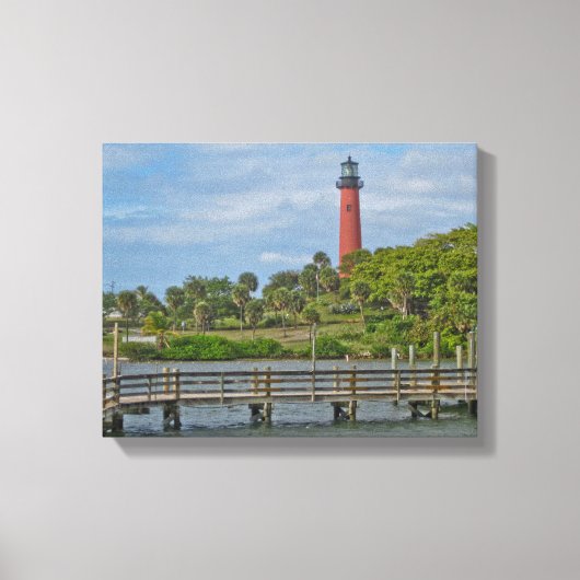Jupiter Inlet Lighthouse Leinwanddruck (Vorderseite)