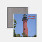 Jupiter Inlet Lighthouse Magnet (Vorderseite/Rückseite)