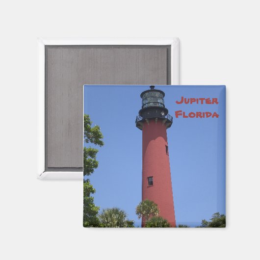 Jupiter Inlet Lighthouse Magnet (Vorderseite/Rückseite)