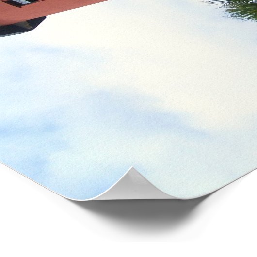 Jupiter Inlet Lighthouse & Museum Jupiter Florida Poster (Ecke)