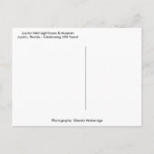 Jupiter Inlet Lighthouse & Museum Jupiter Florida Postkarte (Rückseite)