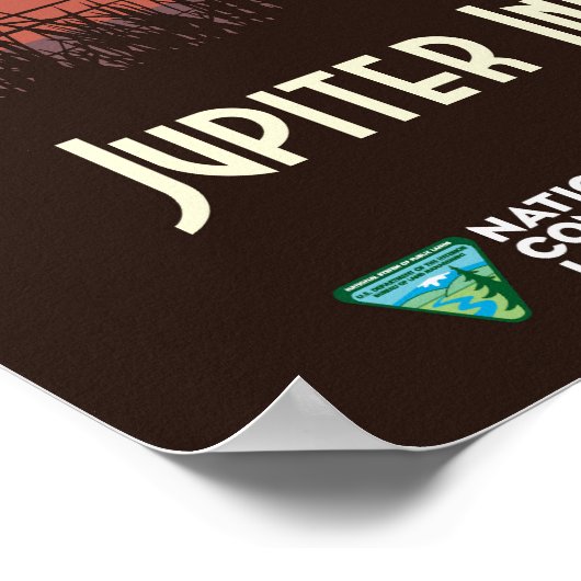 Jupiter Inlet Lighthouse Poster (Ecke)