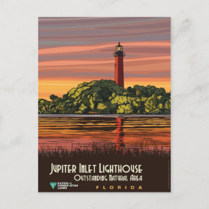 Jupiter Inlet Lighthouse Postkarte