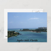 Jupiter Inlet Postkarte (Vorne/Hinten)