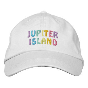 JUPITER-INSEL BESTICKTE KAPPE