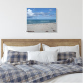 Jupiter Island - Florida - Wellen am Strand Leinwanddruck (Insitu (Schlafzimmer))