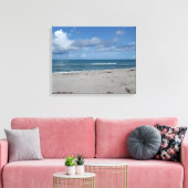 Jupiter Island - Florida - Wellen am Strand Leinwanddruck (Insitu (Wohnzimmer))