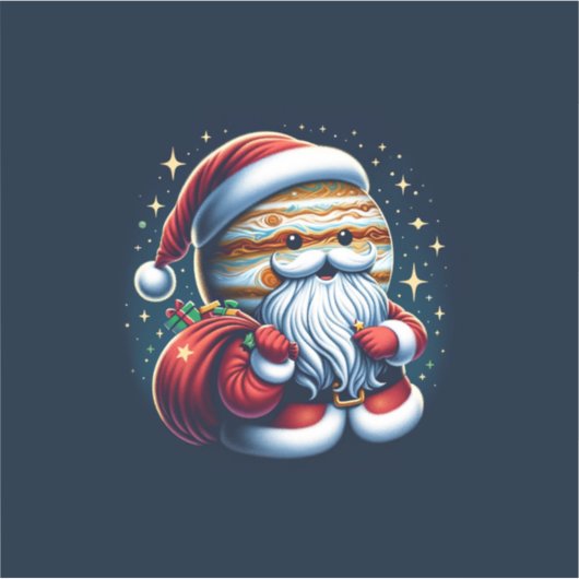 Jupiter Jolly Old St. Nick Santa Claus Astrologie Aufkleber (Vorderseite)