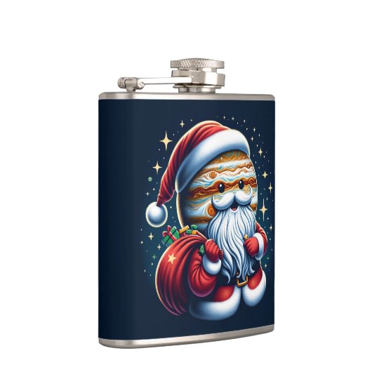 Jupiter Jolly Old St. Nick Santa Claus Astrologie Flachmann (Rechts)