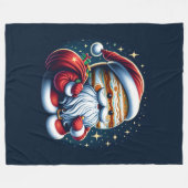 Jupiter Jolly Old St. Nick Santa Claus Astrologie Fleecedecke (Vorderseite (Horizontal))