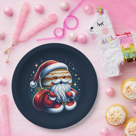 Jupiter Jolly Old St. Nick Santa Claus Astrologie Pappteller (Party)