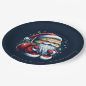 Jupiter Jolly Old St. Nick Santa Claus Astrologie Pappteller (Schrägansicht)