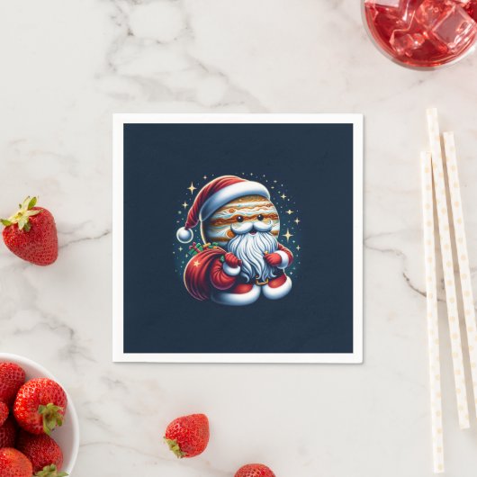 Jupiter Jolly Old St. Nick Santa Claus Astrologie Serviette (Beispiel)