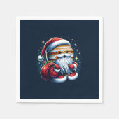 Jupiter Jolly Old St. Nick Santa Claus Astrologie Serviette (Vorderseite)