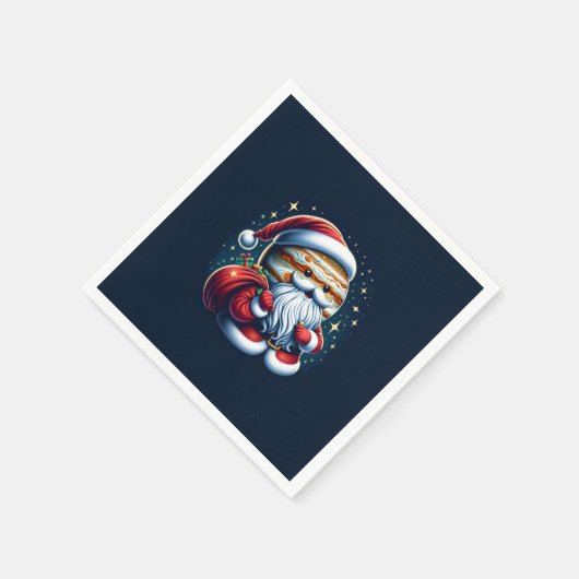 Jupiter Jolly Old St. Nick Santa Claus Astrologie Serviette (Ecke)