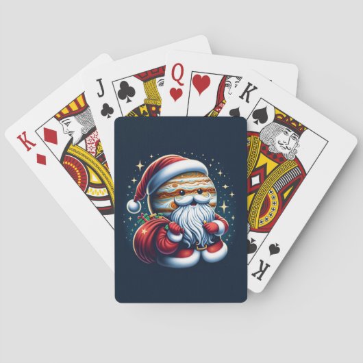 Jupiter Jolly Old St. Nick Santa Claus Astrologie Spielkarten (Rückseite)