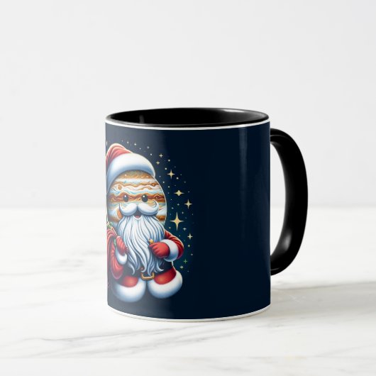 Jupiter Jolly Old St. Nick Santa Claus Astrologie Tasse (VorderseiteRechts)