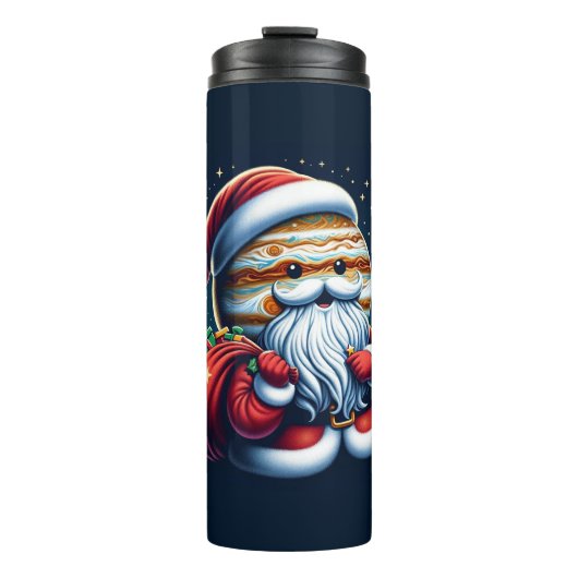 Jupiter Jolly Old St. Nick Santa Claus Astrologie Thermosbecher (Vorderseite)