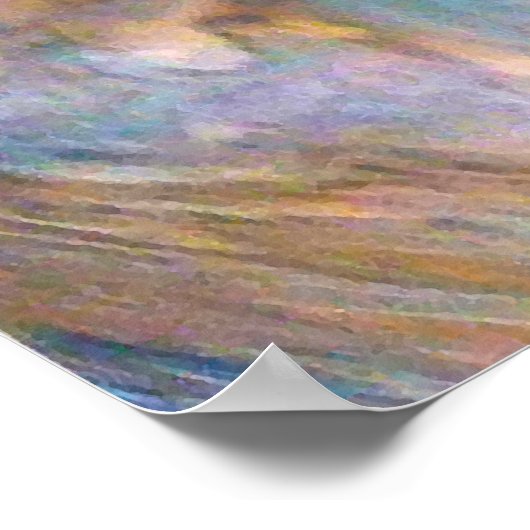 Jupiter-Jupiter-Jupiter-Wolken im Norden Poster (Ecke)