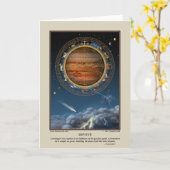 Jupiter-Karte Karte (Gelbe Blume)