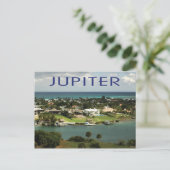 Jupiter, Landschaftliches Foto in Florida Postkarte (Stehend Vorderseite)