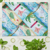 Jupiter-Leuchtturm Geschirrtuch (Gefaltet)