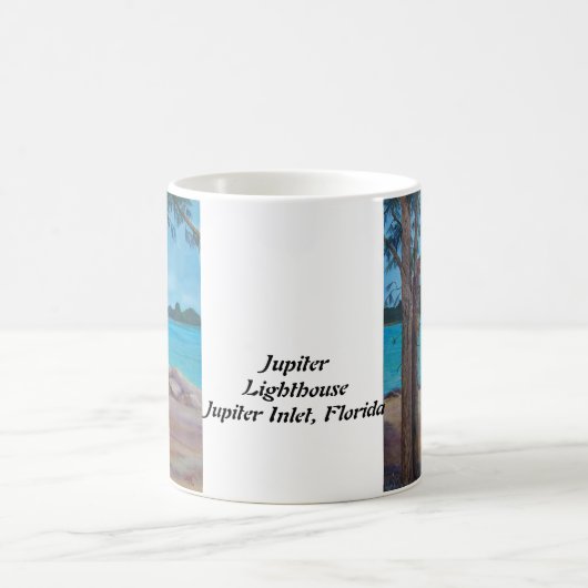 Jupiter-Leuchtturm Kaffeetasse (Mittel)