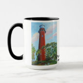 Jupiter-Leuchtturm Tasse (Links)