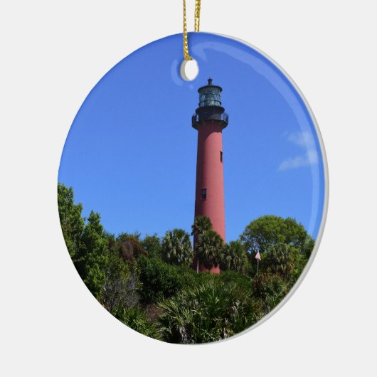 Jupiter Lighthouse als Keramik Ornament (Links)