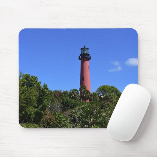 Jupiter Lighthouse auf Mousepad (Mit Mouse)