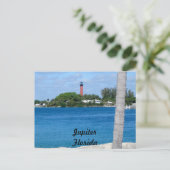 Jupiter Lighthouse aus DuBois Park Postkarte (Stehend Vorderseite)