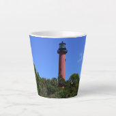 Jupiter Lighthouse-Bild auf einer Kaffeezubereitun Milchtasse (Vorderseite)