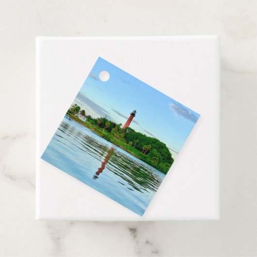 Jupiter Lighthouse Favor Tag Geschenkanhänger (Beispiel)