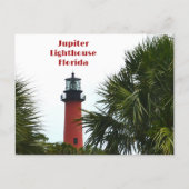 Jupiter Lighthouse Florida Fotografie Postkarte (Vorderseite)