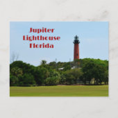Jupiter Lighthouse Florida Fotografie Postkarte (Vorderseite)
