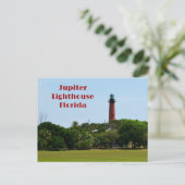 Jupiter Lighthouse Florida Fotografie Postkarte (Stehend Vorderseite)