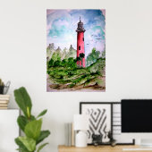 Jupiter_lighthouse Poster (Heimbüro)