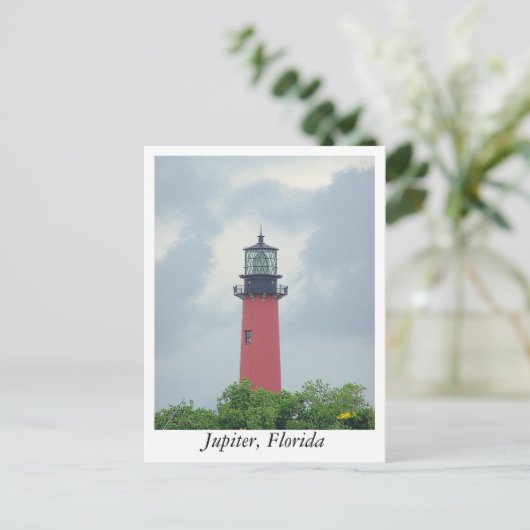Jupiter Lighthouse Postkarte (Stehend Vorderseite)