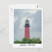 Jupiter Lighthouse Postkarte (Vorne/Hinten)