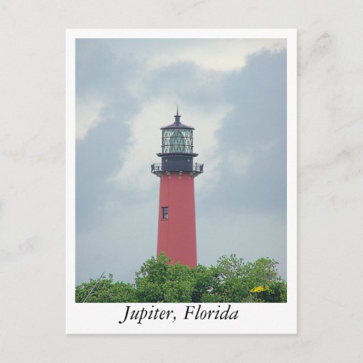 Jupiter Lighthouse Postkarte (Vorderseite)