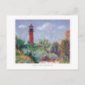 Jupiter Lighthouse Postkarte (Vorderseite)