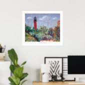 Jupiter Lighthouse Print Poster (Heimbüro)