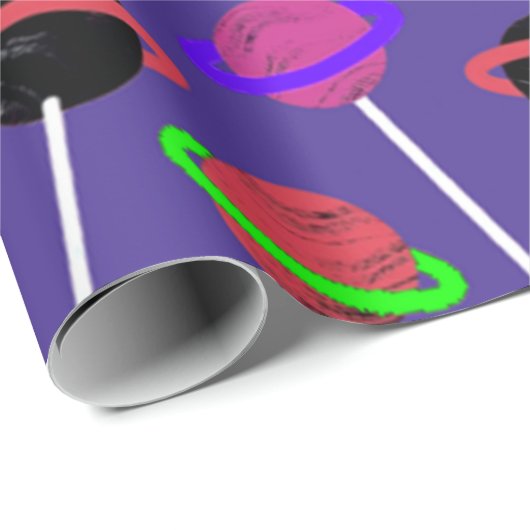 Jupiter Lollipop Wrapping Paper Geschenkpapier (Rolleneckpunkt)