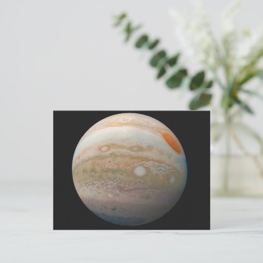 Jupiter Marble aus Junocam Postkarte (Stehend Vorderseite)