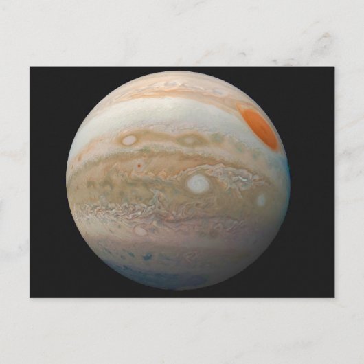 Jupiter Marble aus Junocam Postkarte (Vorderseite)