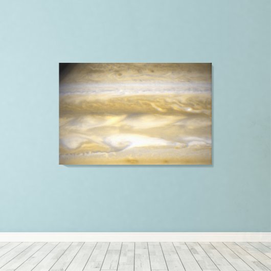 Jupiter - März 25.2007 Leinwanddruck (Insitu (Holzboden))