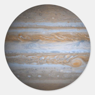 Jupiter - mehrfache Produkte Runder Aufkleber