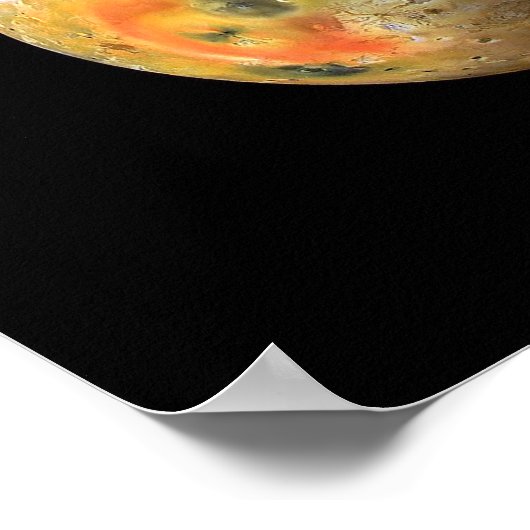 Jupiter Moon Lo NASA Poster (Ecke)