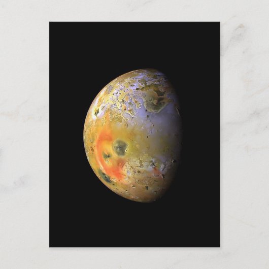 Jupiter Moon Lo NASA Postkarte (Vorderseite)
